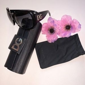 Dolce & Gabbana Oversized Black Sunglasses